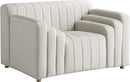 Naya Cream Velvet Chair