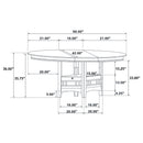 Lavon Counter Height Extension Dining Table