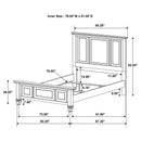 Sandy Beach Panel Bed