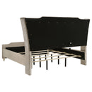Lorient Wingback Bed with LED Lighting