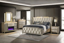 Lorient LED Dresser with LED Mirror and Flame Visualizer