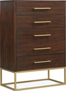 Maxine Cherry / Gold Chest