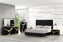 Goldsberg E.King & Queen Bed Grey & Pink