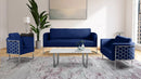 Casa Navy Velvet Loveseat
