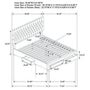 Soledad Panel Platform Storage Bed