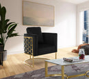 Casa Black Velvet Chair