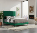 Harlie Green Velvet Full Bed