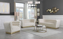 Bellini Cream Velvet Loveseat