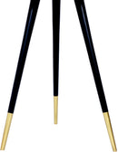 Reflection Gold / Black End Table