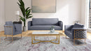 Casa Grey Velvet Loveseat