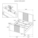 Tara Panel TV Bed