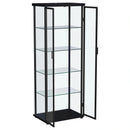 Aero Curio Cabinet with LED Lighting
