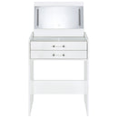 Danbury Makeup Vanity Table with LED Mirror and Stool