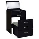 Danbury Makeup Vanity Table with LED Mirror and Stool