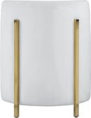 Rotunda Cream Velvet Accent Chair