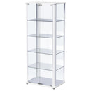 Aero Curio Cabinet with LED Lighting