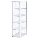 Aero Curio Cabinet with LED Lighting
