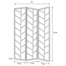 Mila Three-Panel Room Divider