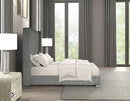 Cadwell E.King, Queen, & Full Bed White, Gray, & Black