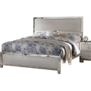 Acme Voeville King Panel Bed in Platinum 24837EK