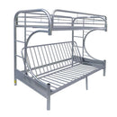 Eclipse Silver Bunk Bed (Twin/Full/Futon)