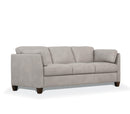 Matias Dusty White Leather Sofa