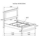 Caraway Panel Bed with LED Lighting