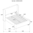 Alamosa Wingback Platform Bed