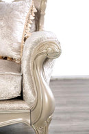 Acapulco White & Espresso Sofa