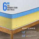 Artemisia 6" Full Memory Foam Mattress