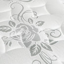 ELBERTYNA White 8" Tight Top Mattress, E.King
