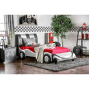 SUPER RACER Silver/Black Full & Twin Bed