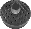 Banquet Grey Velvet Ottoman/Bench