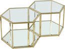 Sei Brushed Gold Coffee Table