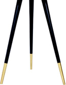 Reflection Gold / Black End Table
