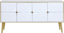 Pop White / Gold Sideboard/Buffet