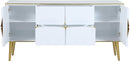 Pop White / Gold Sideboard/Buffet