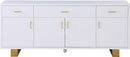 Excel White Lacquer Sideboard/Buffet