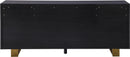 Excel Grey Oak Veneer Lacquer Sideboard/Buffet