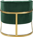 Carter Green Velvet Accent Chair