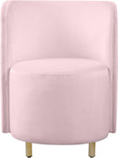 Rotunda Pink Velvet Accent Chair