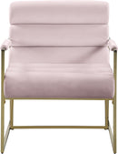 Wayne Pink Velvet Accent Chair