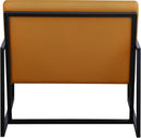 Industry Cognac Faux Leather Accent Chair
