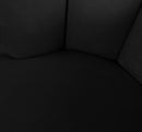 Lily Black Velvet Accent Chair