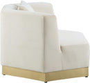 Marquis Cream Velvet Chair