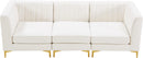 Alina Cream Velvet Modular Sofa