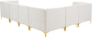 Alina Cream Velvet Modular Sectional
