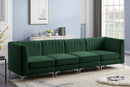 Alina Green Velvet Modular Sectional