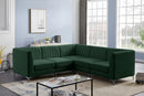 Alina Green Velvet Modular Sectional