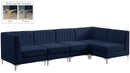 Alina Navy Velvet Modular Sectional
